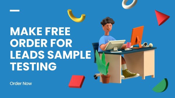 Make free order for leads sample testing