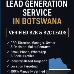 Lead Generation Service in Botswana – Verified B2B & B2C Leads for Faster Sales