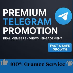 Premium Telegram Promotion Service – Real Members, Views & Engagement